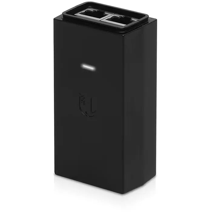 Ubiquiti POE Adapter 24V 12W - Kompakter PoE Injektor zur Stromversorgung und Datenübertragung für Netzwerkgeräte wie Überwachungskameras und Access Points über ein einziges Ethernet-Kabel. Ideal für einfache Installation und flexible Einsatzmöglichkeiten in schwer zugänglichen Bereichen.